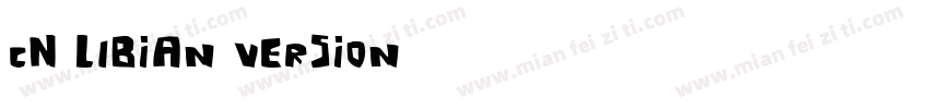 CN LIbian version字体转换